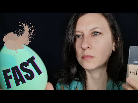 Fast ASMR, The Fastest Makeup Application Ever! No Talking, 💥DIFFERENT💥 than what you're used to 😉