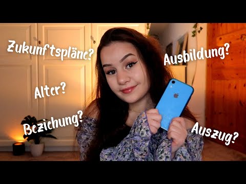 [ASMR] XXL Q&A 🦋  | Auszug, Beziehungsstatus, Ausbildung.. | ASMR Marlife