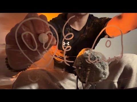 ASMR Drawing on You While Making Mouth Sounds