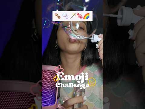 ASMR: EMOJI CHALLENGE 🐾🫧🪄🍬🌈 #asmrsounds #asmrcommunity #asmr