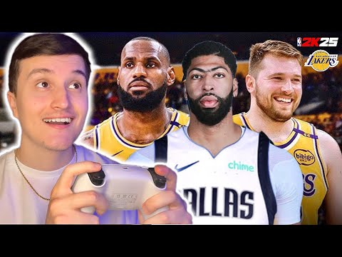 ASMR | Luka Doncic TRADED To LA Lakers (NBA2k25 Rebuild)