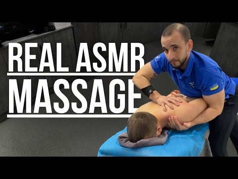 Real Deep Tissue Back Massage – ASMR You Can Feel