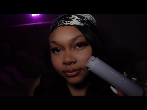 ASMR| Doing Your Skincare Routine RP (Hand Movements & Mouth Sounds)