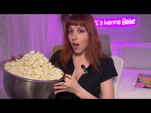 SUPER CRUNCHY & Satisfying! Popcorn Eating ASMR 