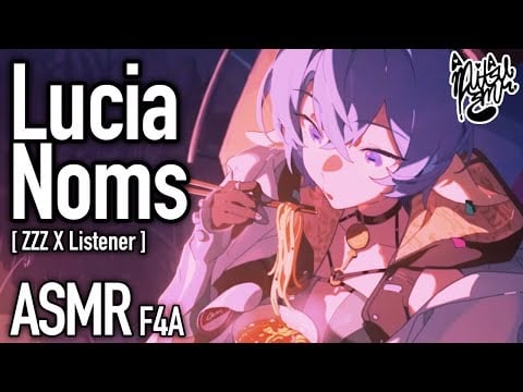 Cozy Campfire Noms [ASMR] [Lucia Zenless Zone Zero X Listener] [Eating Sounds, Sleep AID]