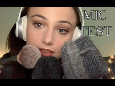 ASMR Mic Test | Mic Brushing, Positive Affirmations