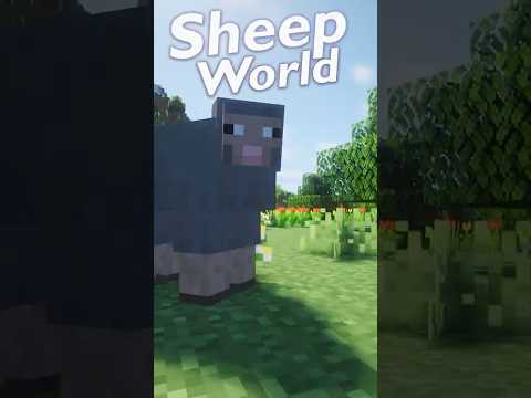 The World of a Minecraft Sheep 🐑 #asmr #minecraft