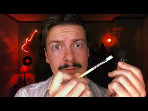 [ASMR] Experimental Mini Mic Brushing | VERY LOUD SCRATCHES | Visual ASMR Triggers