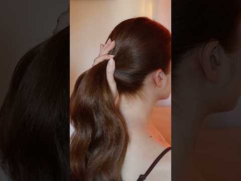 Like are u kidding me with this hair 😍 #ponytail #asmr #asmrhair