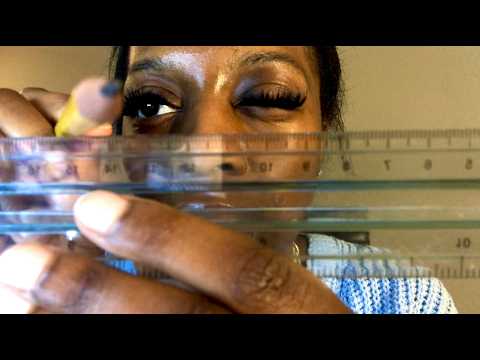 ASMR 📏 Detailed Face Measuring For Research Roleplay