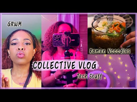 COLLECTIVE VLOG: Amazon Tech Must Haves + Cook With Me- Noodles & More + Nights Out + GRWM