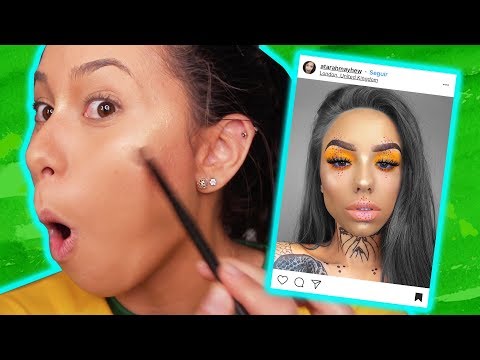 IMITEI A MAKE DE UMA GRINGA! MAKE COPA 2018