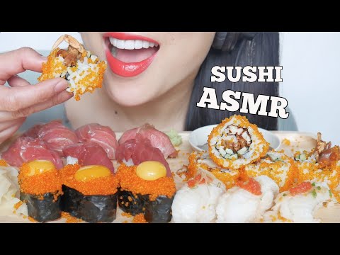 ASMR SUSHI *THAILAND EDITION (EATING SOUNDS) | SAS-ASMR