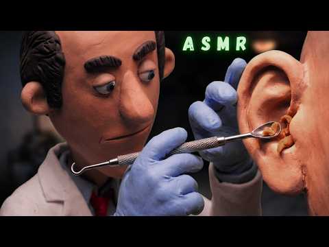 ASMR limpieza de oídos relajante para DORMIR (Roleplay médico)