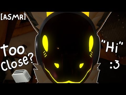 [Furry ASMR] Protogen gives you SUPER Close-up triggers :3 [Sleep-aid] [Soft-spoken] [Whispering]