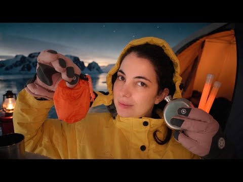 SOBREVIVENDO NO ACAMPAMENTO NA ANTÁRTIDA | ASMR