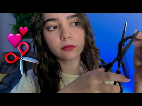 ✨ASMR CASEIRO | Tirando uma coisa do seu cabelo✨