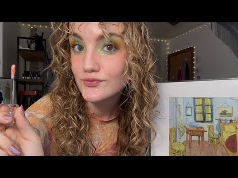 Personal Attention ASMR ✨ van gogh, art history, i do your makeup & artsy eyeshadow ✨