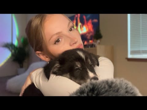 ASMR With My 7 Week Old Puppy