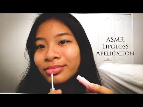 ASMR Lipgloss Application