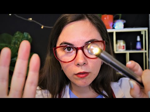 ASMR DOCTOR Ear Nose Throat Exam Role Play 👩🏻‍⚕️💉