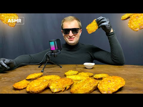 Crispy baked potato tastes like pineapple  | MUKBANG | Andrew ASMR