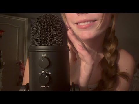ASMR clicky & up close trigger words 