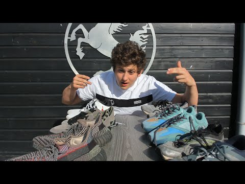 ASMR Shoe Collection 6 { FlexiSpot E8 Gray Desk }