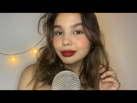 ASMR | ME MAQUIANDO e FOFOCANDO 🤍✨💄