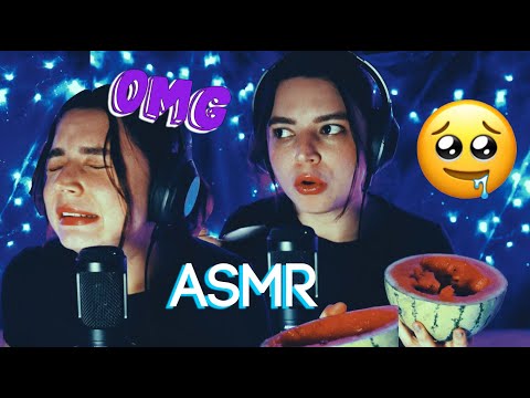 🎧 🍉 ASMR Sandía MUY ruidosa y crujiente - Cajafresca