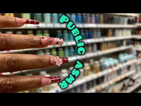 1HR OF PUBLIC ASMR IN MICHAEL’s | Camera Tapping, Scratching, Lofi, Whispering & More!