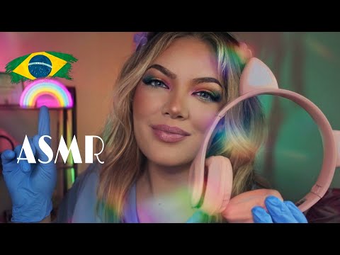 ASMR Teste de Audiometria Arco Iris, testando a sua audição com ruìdos Relaxantes