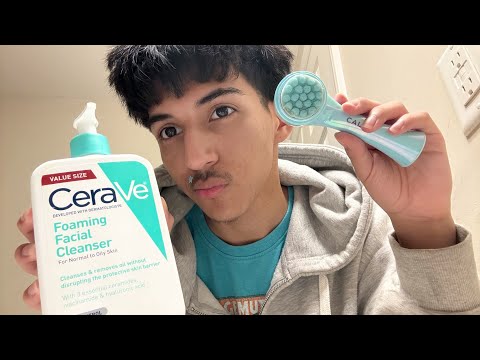 Your best friend quickly helps you with Skincare (fast aggressive ASMR)