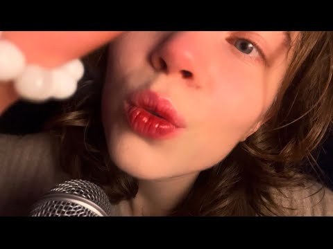 ASMR being this close 🌊(German rambling and face touching)