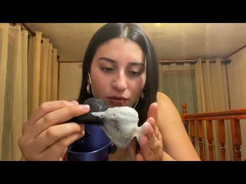 ASMR EL MEJOR MASAJE RELAJANTE (con los MEJORES SONIDOS DE ESPUMA)🧼 🎙️