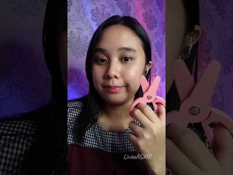 ASMR Mini Hair Trimming with Wooden Scissors ✂️ #asmr #wooden #haircut