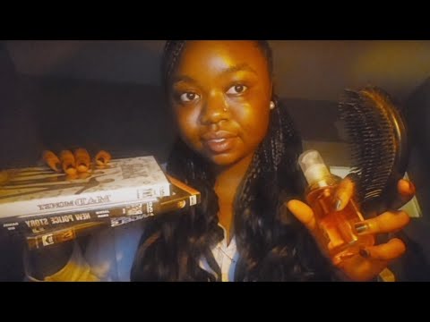 ASMR 90s Sleepover With Your Bestie 💿 | Skincare, Hair Brushing & More (Soft Girl RP – 40 Min)