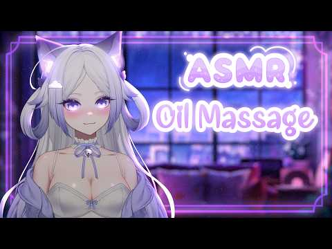【ASMR】 ⁞ Relaxing 3DIO Oil Massage to help you sleep ♡ No Talking【Vtuber】
