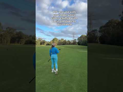 Never any consistency with golf, I swear