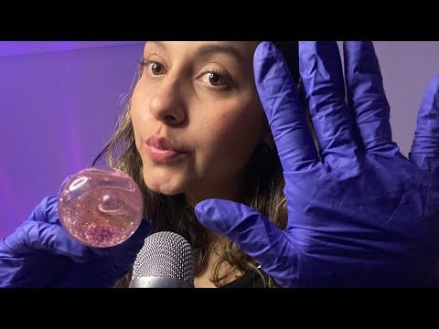 ASMR ✨ TOCÓ TU CARITA 😍 [VISUAL, MOUTHSOUNDS, BROCHA, SONIDOS AGUA, SEMIINAUDIBLE] ♥️ asmrmarga!