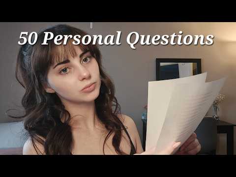50 personal questions ASMR