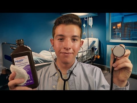 ASMR Night EMT Cares for You in Bed and Examines You