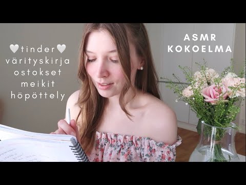 ASMR suomi kokoelma 2h | höpöttely, meikit esittely, värityskirja, kauneushoitola & tinder roleplay