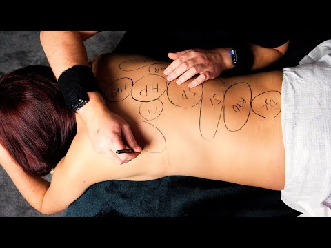 ASMR Back Exam & Back Drawing - Whispered Zen Diagnosis