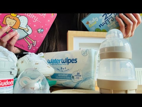 ASMR tapping and scratching on baby items! 👶🏼🌟 (No talking)