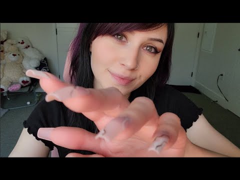 ASMR Tracing with Long Nails💛