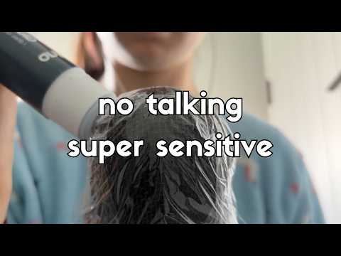 ASMR Super Sensitive Glue on Mic Sounds