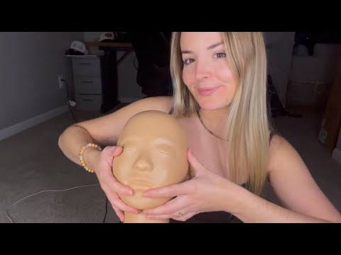 ASMR Giving a Facial Massage