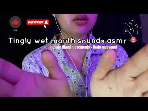 Tingly wet mouth sounds asmr 👄💦🎧