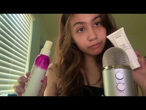 ASMR Beauty Products Tapping + Rambling 💓